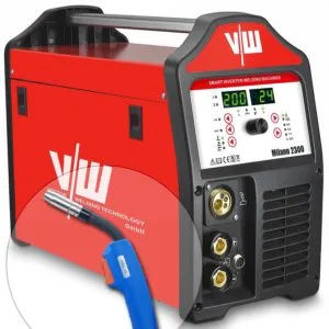 Erfi synmatic 250, MIG/MAG-Inverter, mit Schweißzubehör
