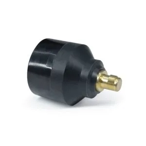 Adapter für Schweißkabelstecker 13mm auf 9mm (13mm Buchse auf 9mm Dorn)