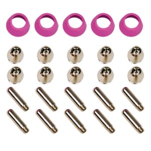 Verschleißteile für Plasmabrenner Schlauchpakete 25 Teile | AG 60 1,2