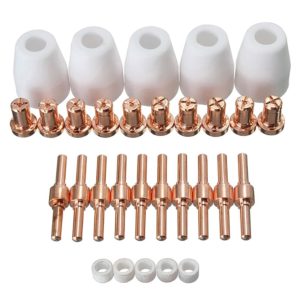 SET: Verschleißteile für Plasmaschneidbrenner / Plasmazubehör Set 30-teilig | PT31