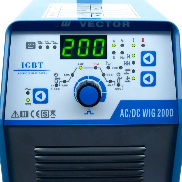 Schweißgerät ACDC WIG 200A Set Schweißstäbe Wolframelektroden Zubehör 200D (4)